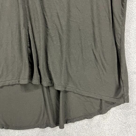 Bloomchic Top Womens Plus 26 4X Black‎ Cold Shoulder Blouse Pullover high low - Picture 6 of 16